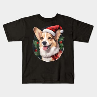 Pembroke Welsh Corgi Christmas Kids T-Shirt